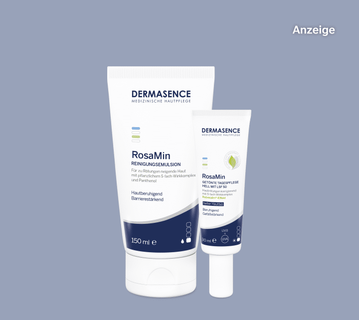 Rötungen? DERMASENCE RosaMin!