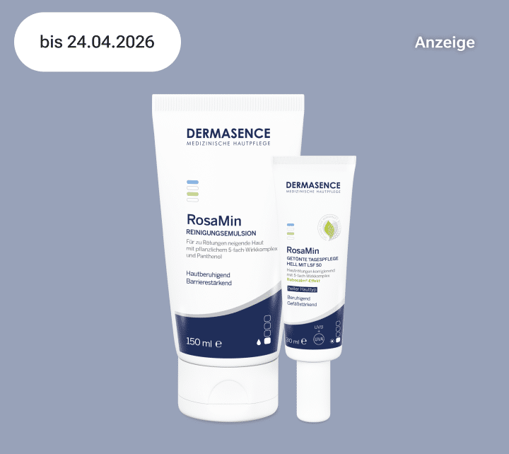 Rötungen? DERMASENCE RosaMin!